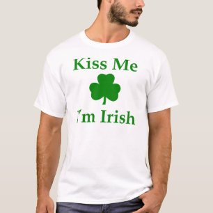 Camiseta Beije-me que eu sou irlandês
