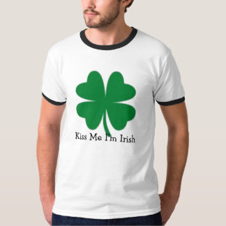 Camiseta Beije-me que eu sou irlandês