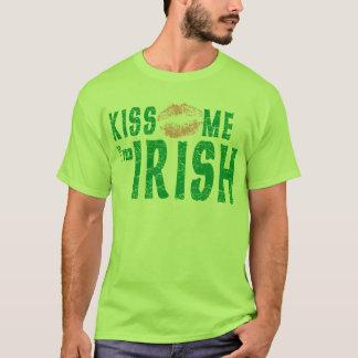 Camiseta Beije-me que eu sou irlandês