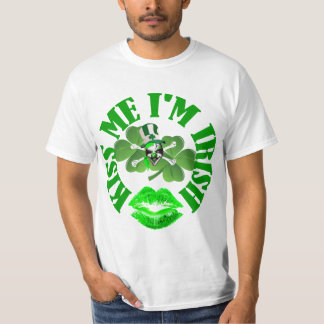 Camiseta Beije-me que eu sou irlandês