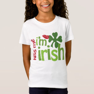 Camiseta Beije-me que eu sou irlandês