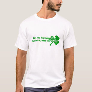 Camiseta Beije-me que eu sou irlandês