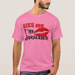 Camiseta Beije-me que eu sou judaico