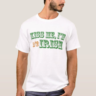 Camiseta Beije-me que eu sou meio irlandês