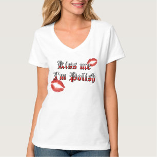 Camiseta Beije-me que eu sou polonês