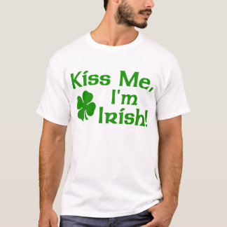 Camiseta Beije-me que eu sou t-shirt irlandês