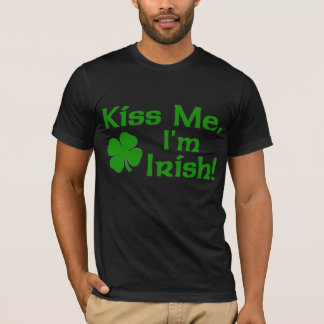 Camiseta Beije-me que eu sou t-shirt irlandês