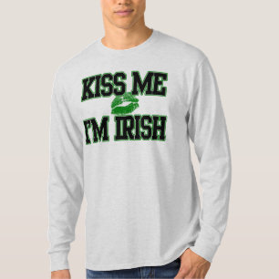 Camiseta Beije-me que eu sou t-shirt irlandês