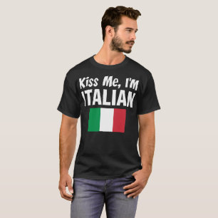 Camiseta Beije-me que eu sou Tshirt italiano