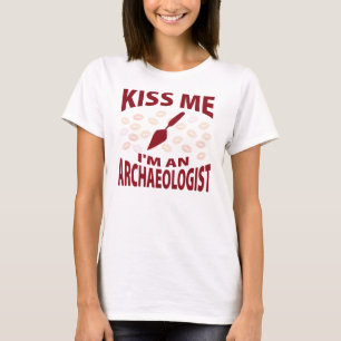 Camiseta Beije-me que eu sou um arqueólogo