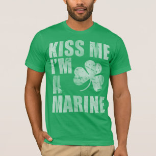 Camiseta Beije-me que eu sou um fuzileiro naval