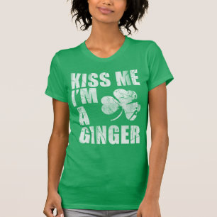 Camiseta Beije-me que eu sou um gengibre