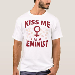 Camiseta Beije-me que eu sou uma feminista