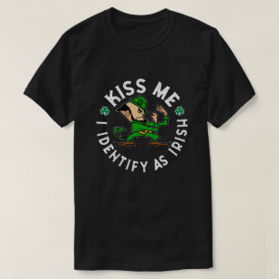 Camiseta Beije-Me Que Identifico Como T-shirt Irlandesa