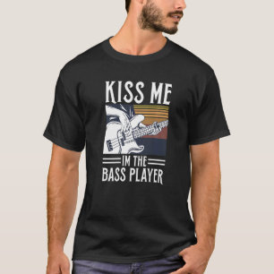 Camiseta Beije-me, sou a cota do Bass Player para um Bass G