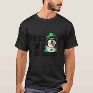 Camiseta Beije-me Sou a Patrona da Rua Malamute Malamute Al