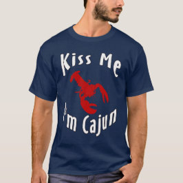 Camiseta Beije-me, sou Cajun