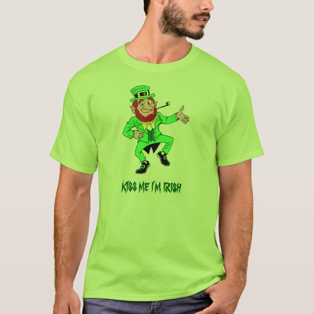 CAMISETA BEIJE-ME, SOU IRLANDÊS (Frente)