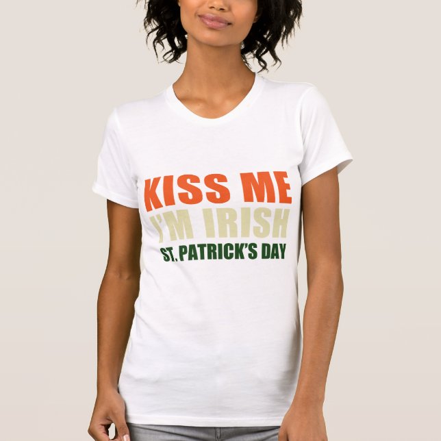 Camiseta Beije-me, sou irlandês (Frente)