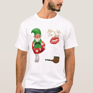 Camiseta Beije-me, sou irlandês