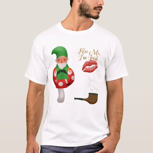Camiseta Beije-me, sou irlandês (Frente)