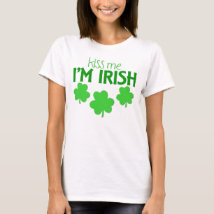 Camiseta Beije-me, sou irlandês