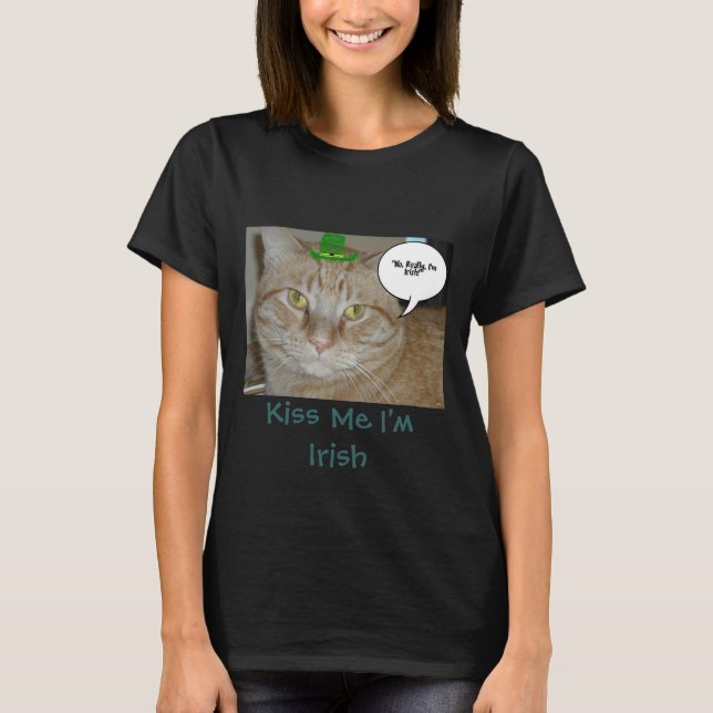 Camiseta Beije-me, sou irlandês (Frente)