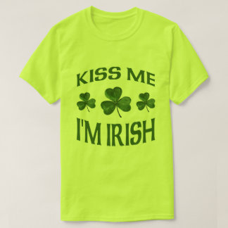Camiseta Beije-me, sou irlandês