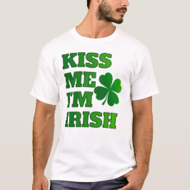 Camiseta Beije-me, sou irlandês, Rua.