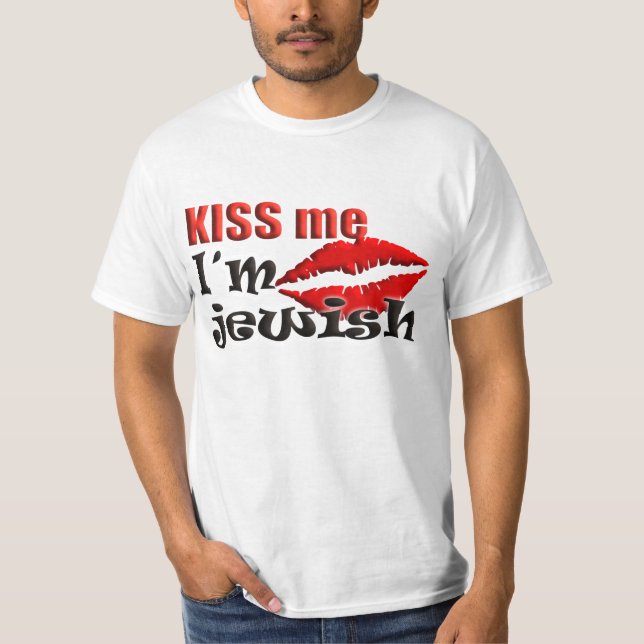 Camiseta Beije-me Sou Judeu (Frente)