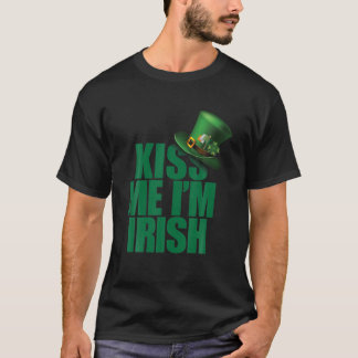 Camiseta Beije-me Sou o Chapéu Irlandês