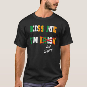 Camiseta Beije-me, sou o Dia de Emt Saint Patrick