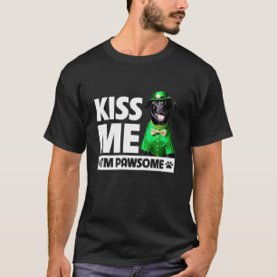 Camiseta Beije-me, sou o Rua de varejo do laboratório negro
