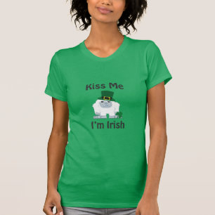 Camiseta Beije-me Sou o Yeti Irlandês