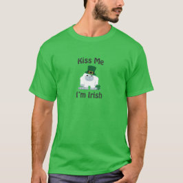 Camiseta Beije-me Sou o Yeti Irlandês
