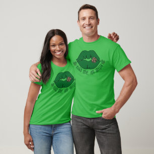 Camiseta Beije-me, sou t-shirt irlandesa