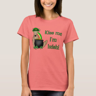 Camiseta Beije-me, sou t-shirt irlandesa