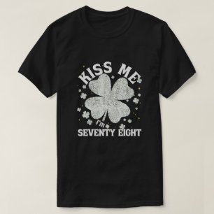 Camiseta Beije-me, tenho 78 1947 Ruas da Sorte.