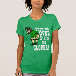 Camiseta Beije-me trevo irlandês