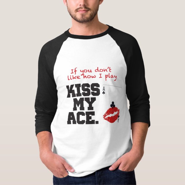 Camiseta Beije meu ás (Frente)