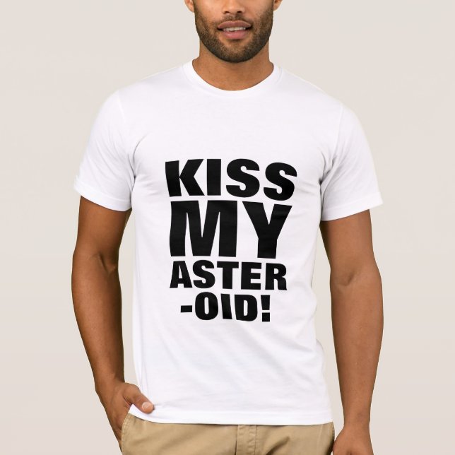 Camiseta Beije meu asteroide! Asteroide 2012 DA- 14 (Frente)