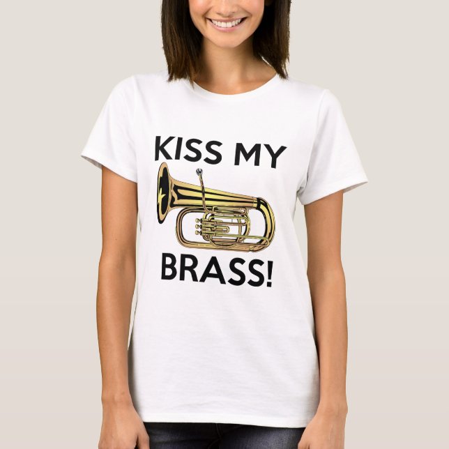 Camiseta Beije meu bronze, tuba (Frente)
