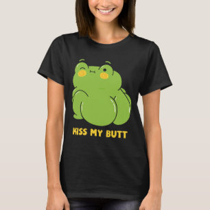 Camiseta Beije meu Bumbum É Sapo de animais aquáticos mágic