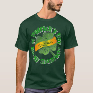 Camiseta Beije meu Dia de São Patrício de camarões
