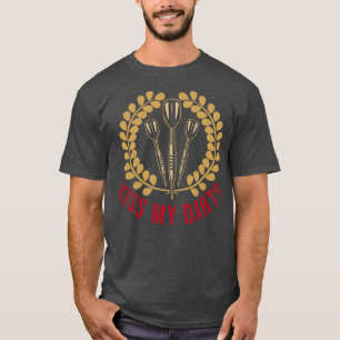 Camiseta Beije Meu Jogador de Dardos Dardos Jogador de Dart