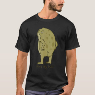 Camiseta Beije Meu Roupa Sapo Engraçado