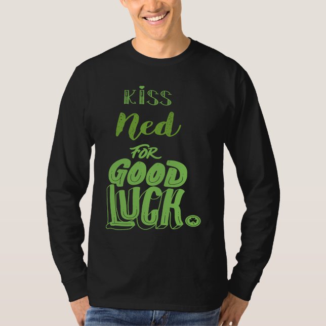 Camiseta Beije Ned Para Boa Sorte  St Patricks (Frente)