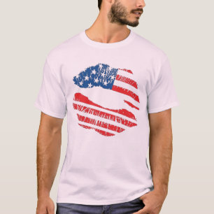 Camiseta "Beije os EUA"