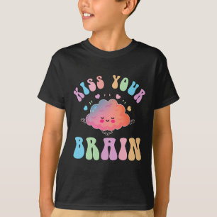 Camiseta Beije Seu Cérebro Retro Autismo Especial Edu