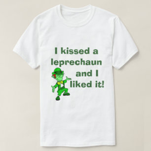 Camiseta Beijei Um Leprechaun E Gostei Dele